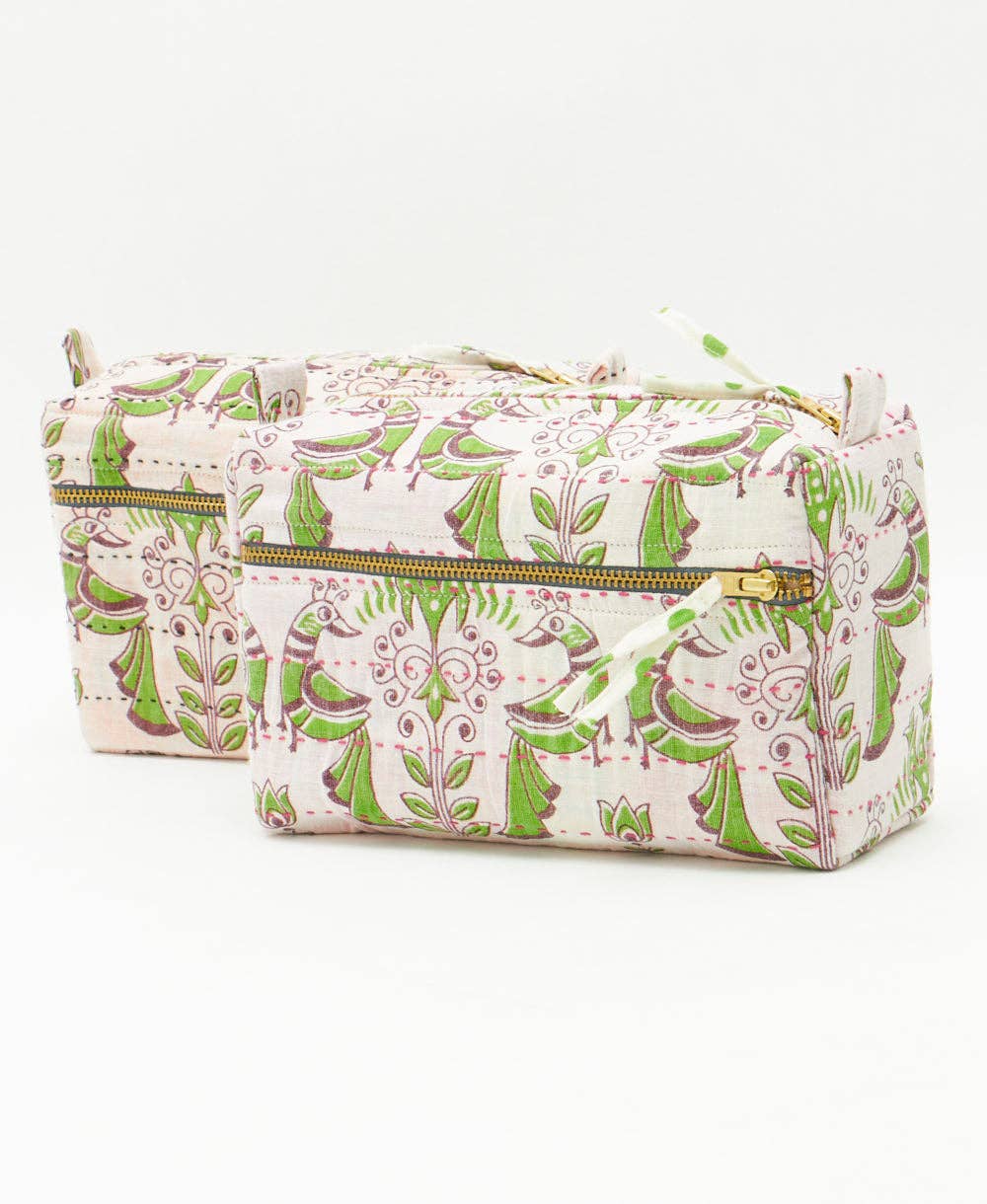 Kantha Medium Toiletry Bag - No. 260222