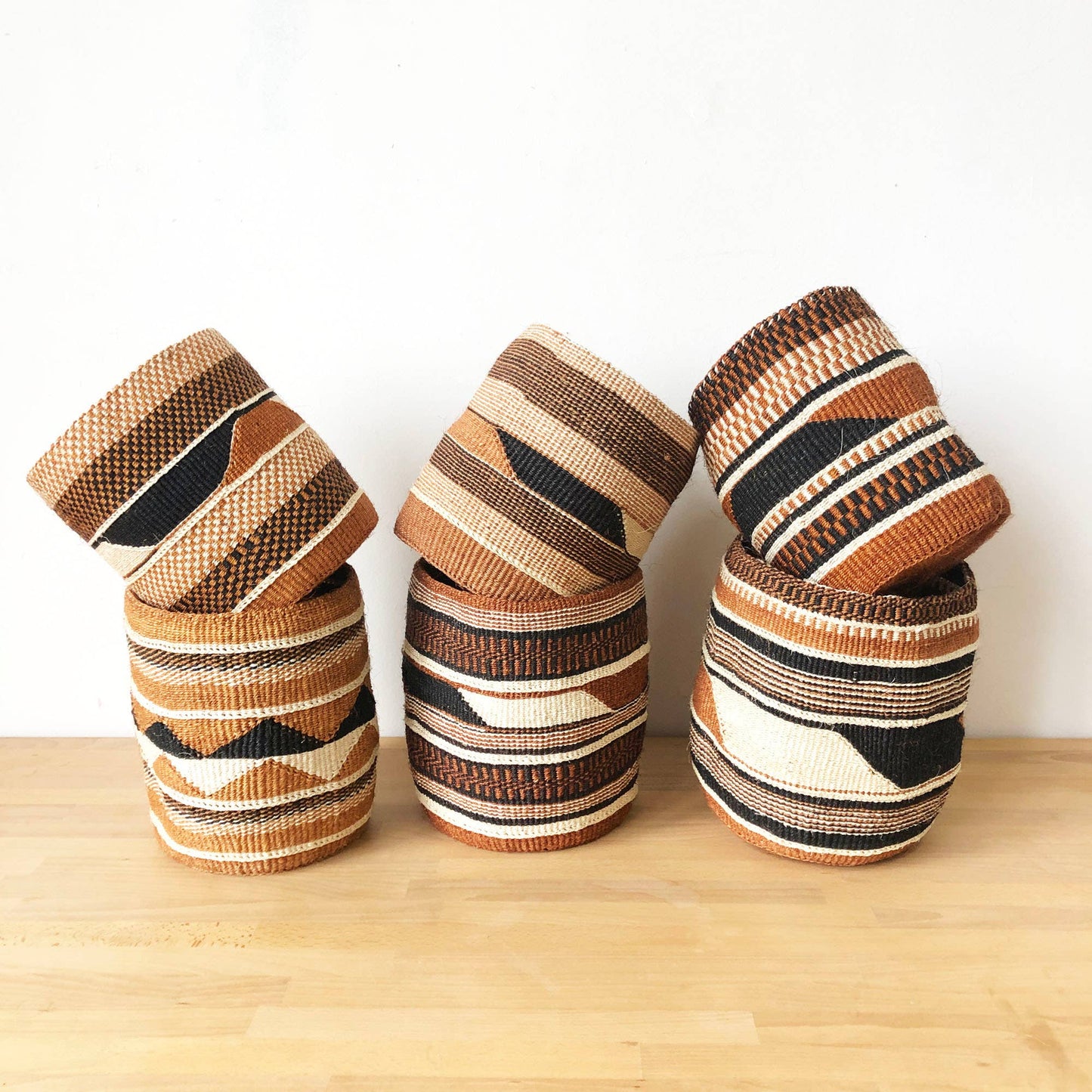 Fine Weave Baskets (Assorted): Medium