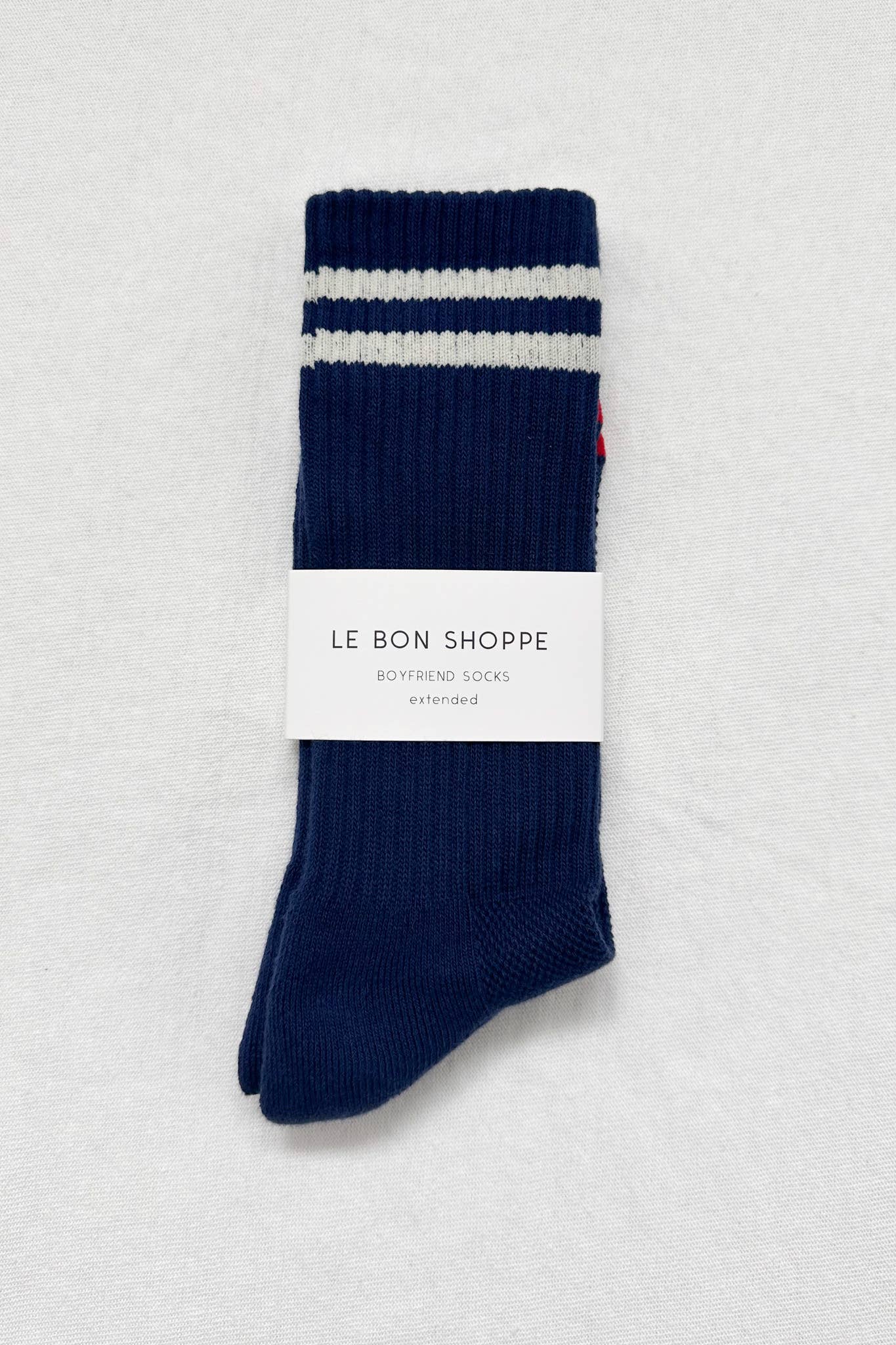 Le Bon Shoppe - Extended Boyfriend Socks: Parchment