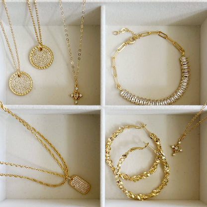 East Coast Rope Layering Necklace Gold Filled