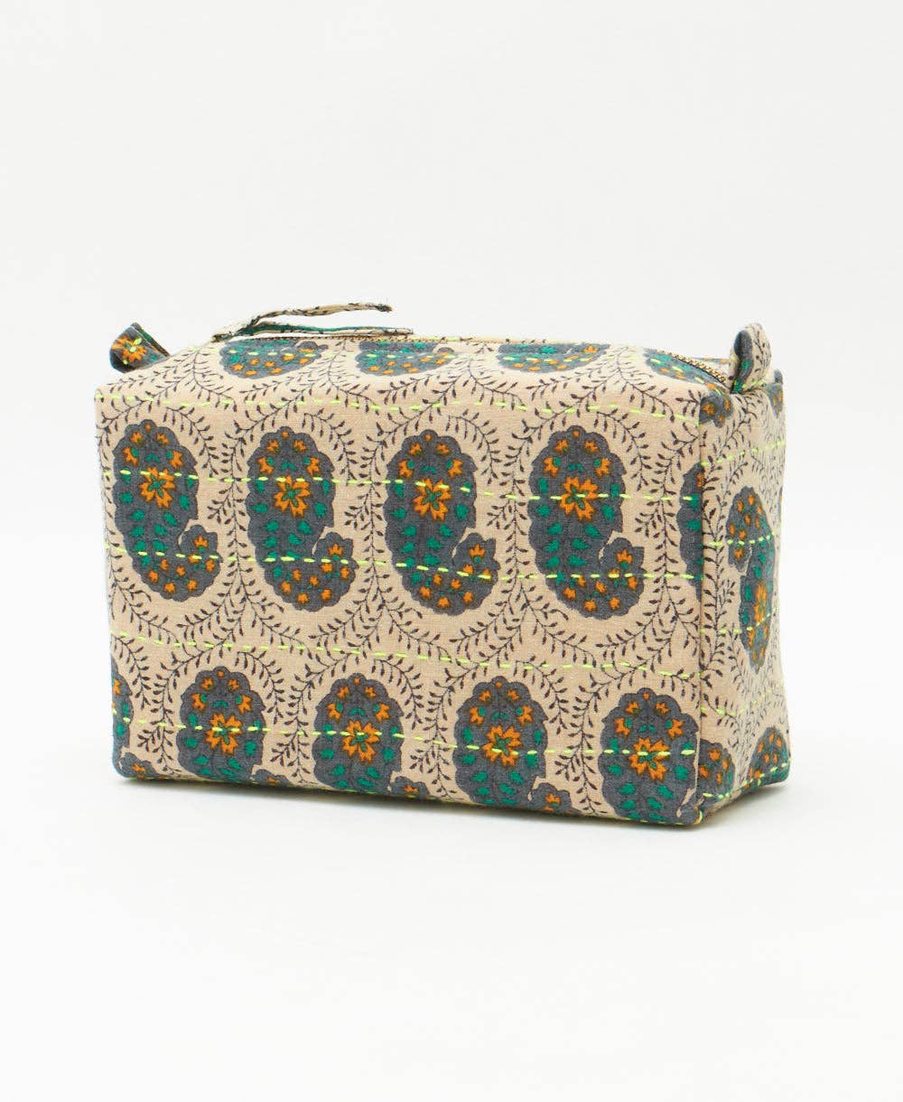Kantha Medium Toiletry Bag - No. 260206