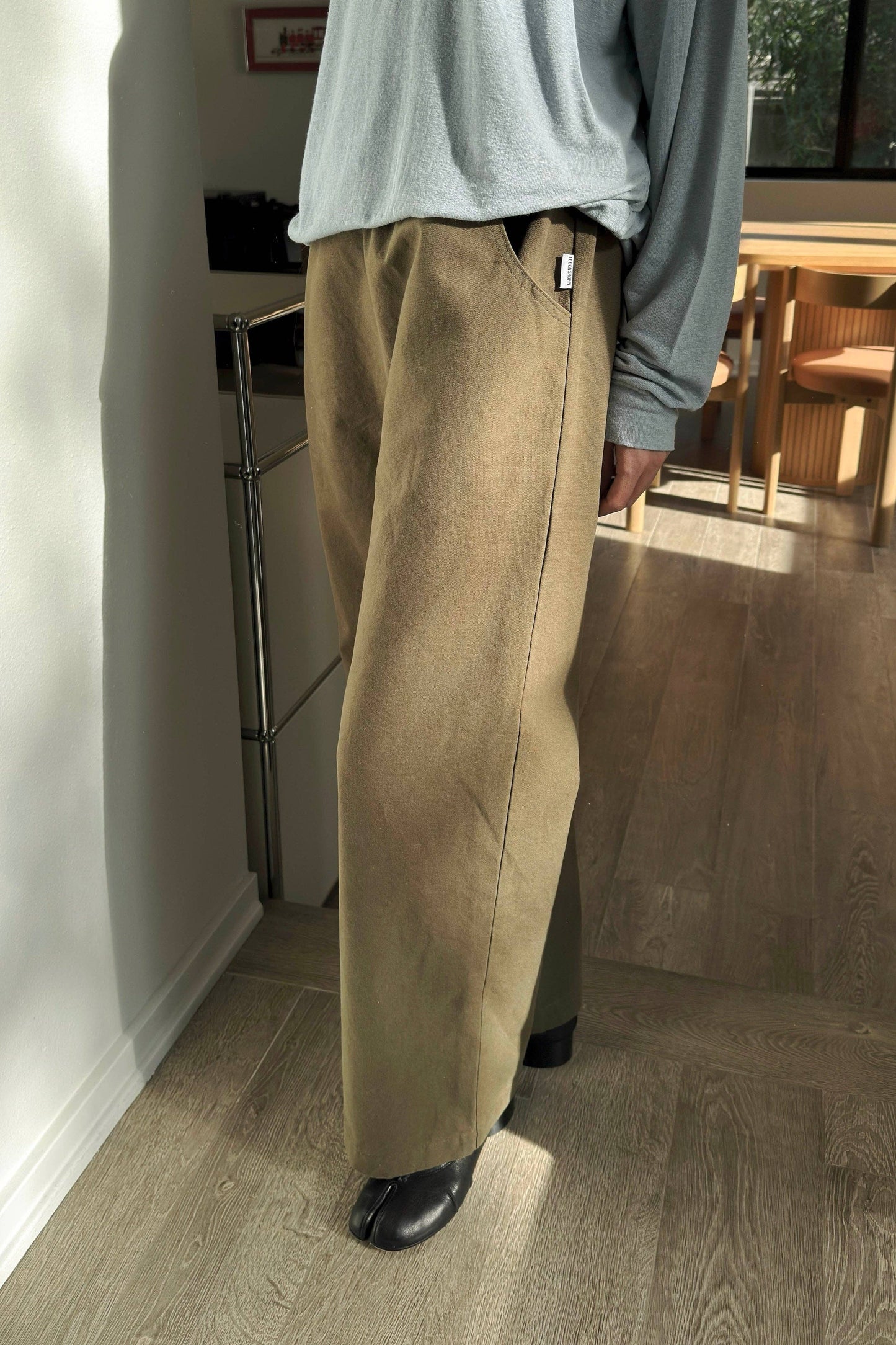 The Canvas Trouser Pant : Olive