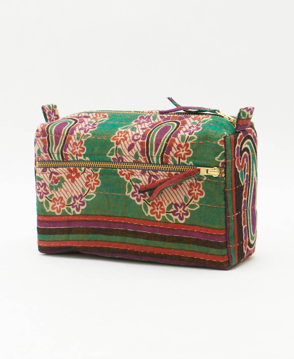 Kantha Medium Toiletry Bag - No. 260201