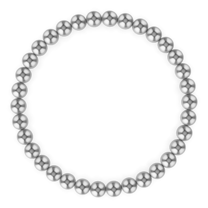 5MM Silver Ball Bracelet: Sterling / 7.5"