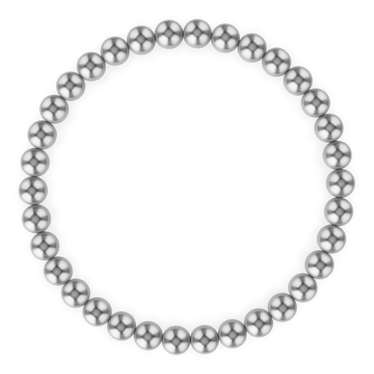 5MM Silver Ball Bracelet: Sterling / 7.5"