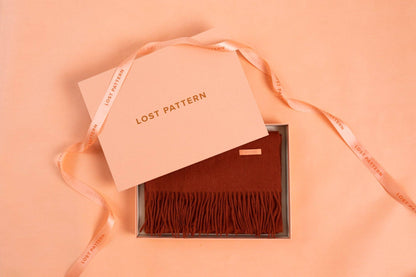 Lost Pattern NYC - Classic Cashmere Scarf - Dusty Rose: Dusty Rose