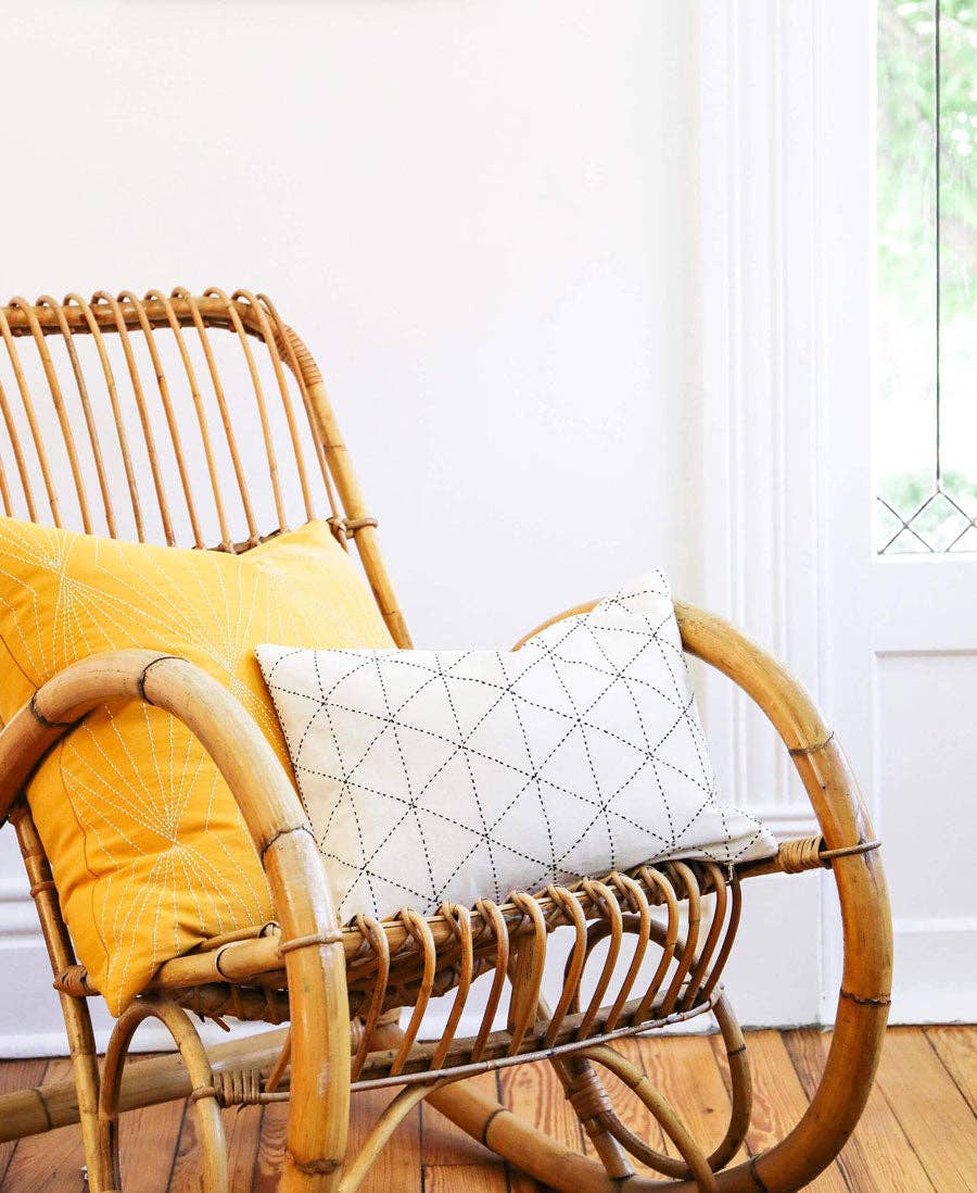 Small Graph Throw Pillow: Spruce