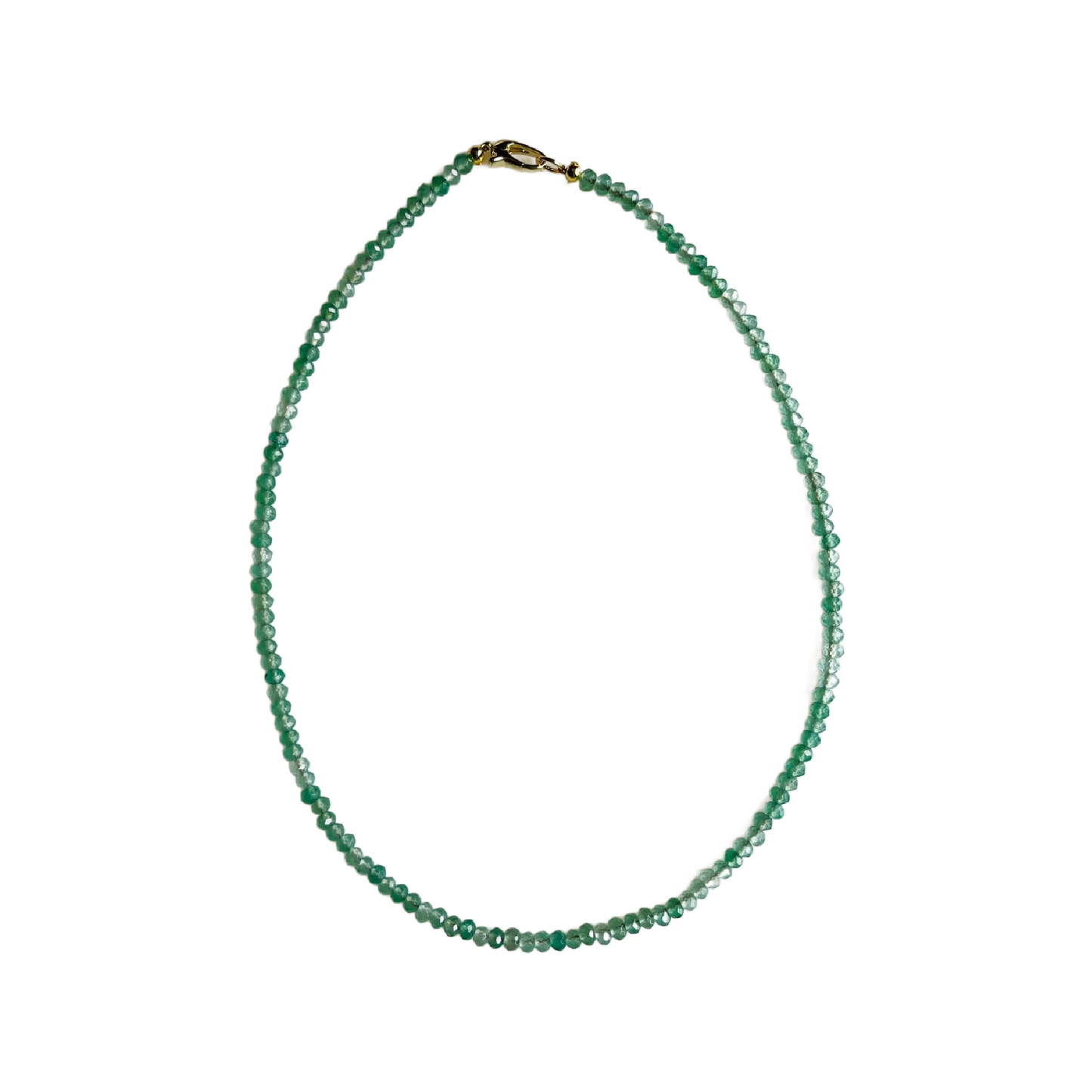 Market and King - Dainty Candy Gemstone Necklace: Turquoise