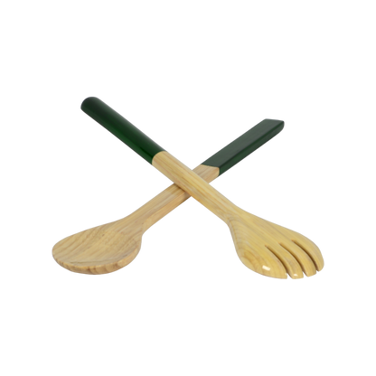 Bamboo Server Set: Dove Blue