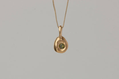 YEWŌ Collective - Pebble Necklace: Olive