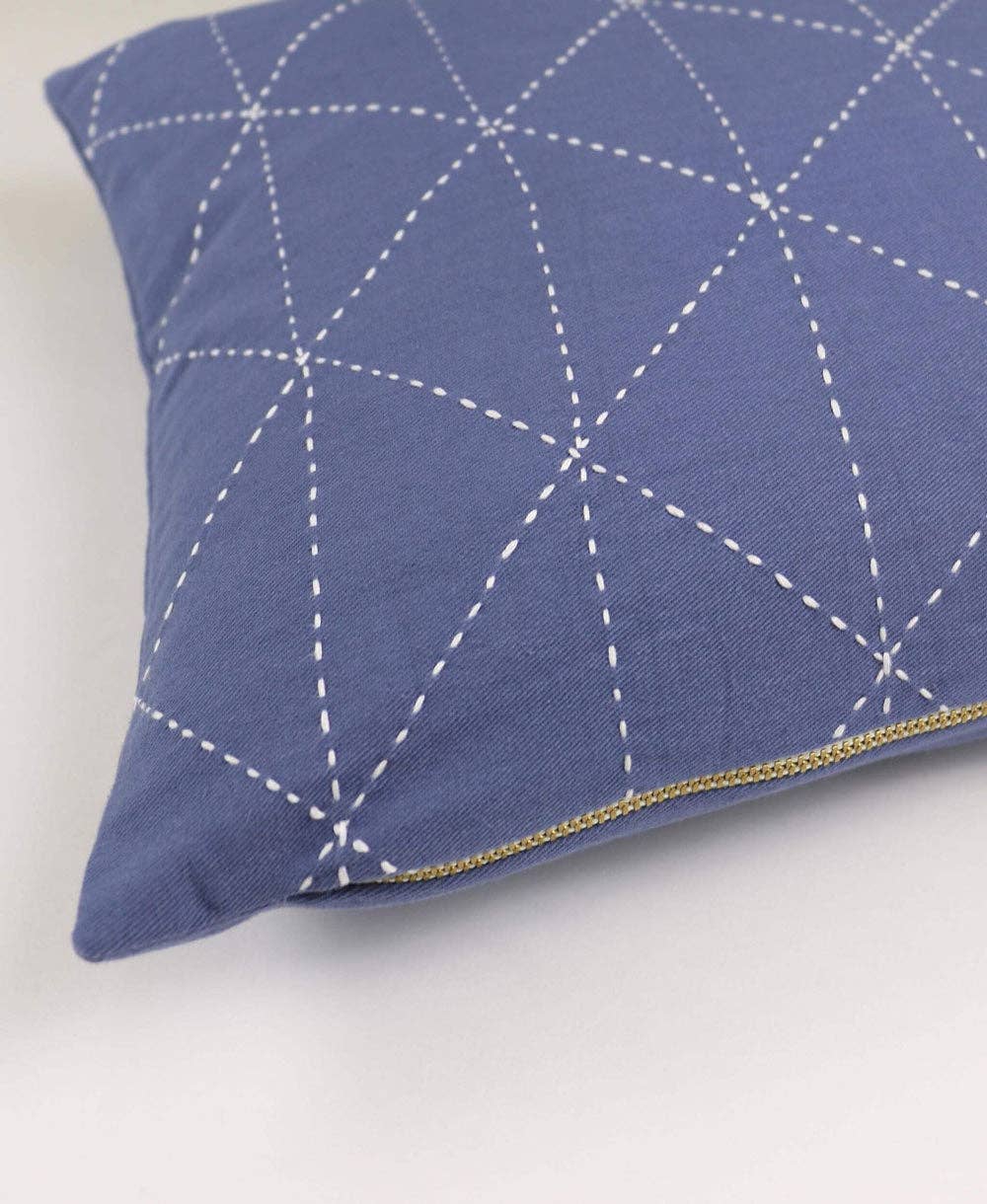 Small Graph Throw Pillow: Spruce