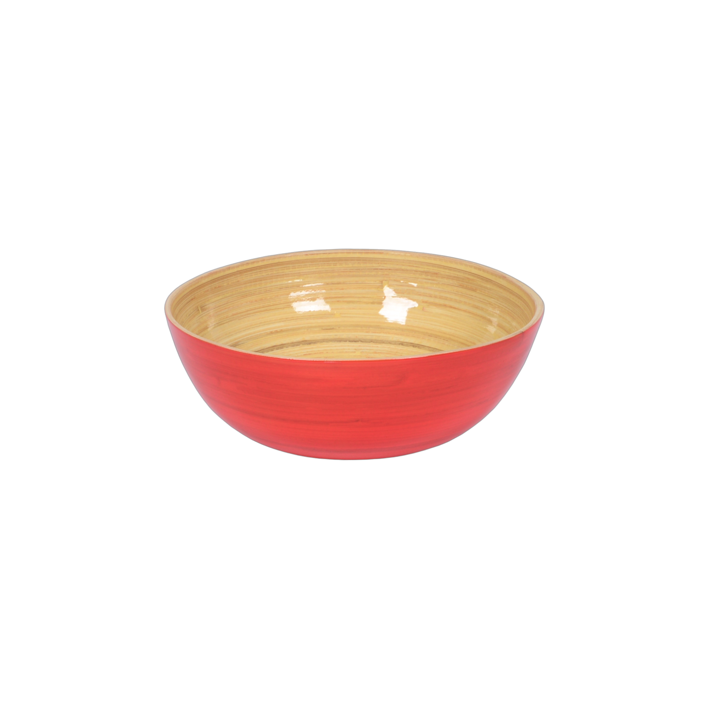 Bamboo Salad Bowl: White
