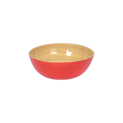 Bamboo Salad Bowl: White