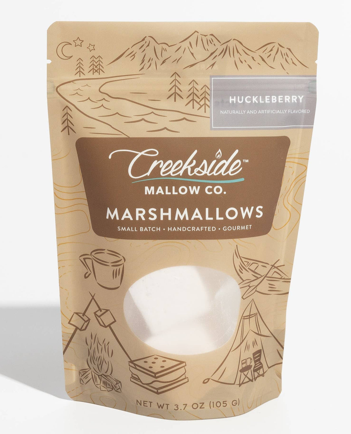 Creekside Mallow Co. - Small Marshmallow Bags - 6 Count: Vanilla