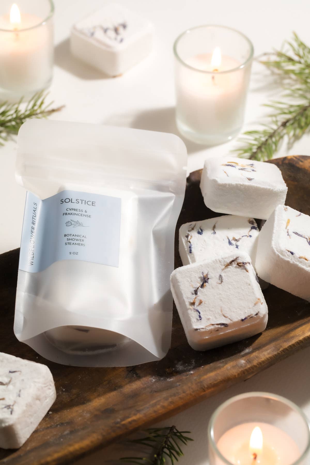 Botanical Shower Steamers - Cypress Frankincense