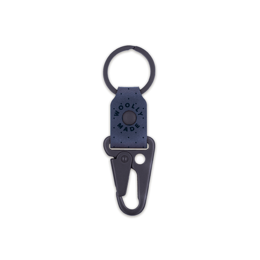 Woolly Made - Clip Keychain: Navy