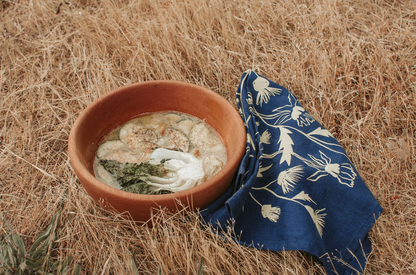 Wild Weeds Linen Tea Towel