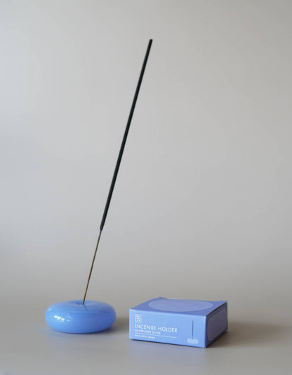 Glass Bubble Incense Holder : Martini Olive Translucent