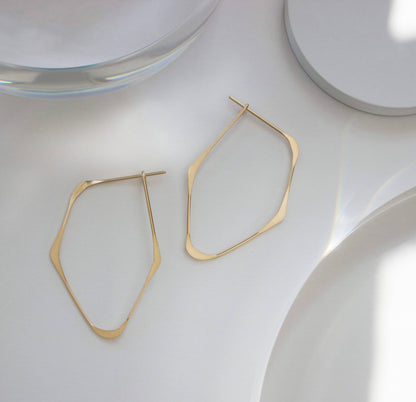 Facet Earrings 14k Gold Fill