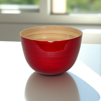Bamboo Serving Bowl: Pastel Green