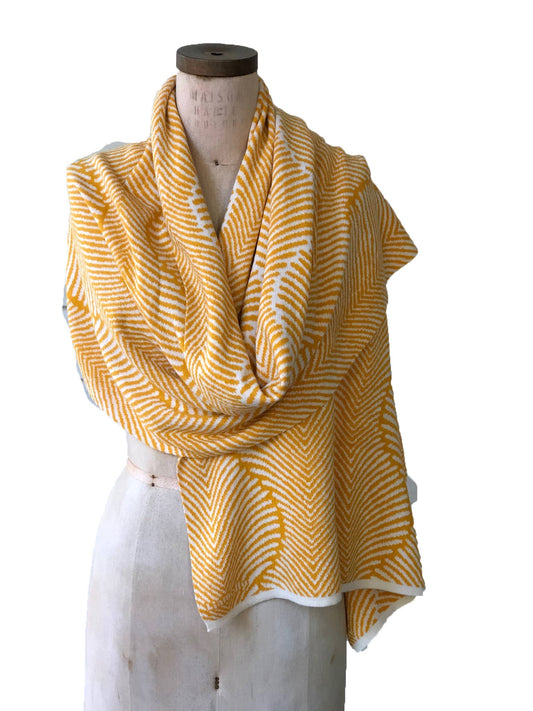 Forest Fern Wrap: Saffron + Cream