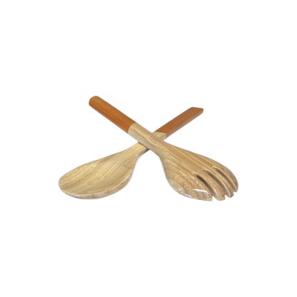 Small Bamboo Server Set: Pastel Green
