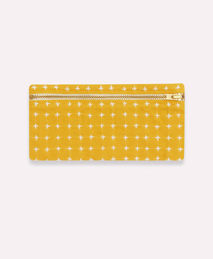 Cross-Stitch Pencil Case: Moss
