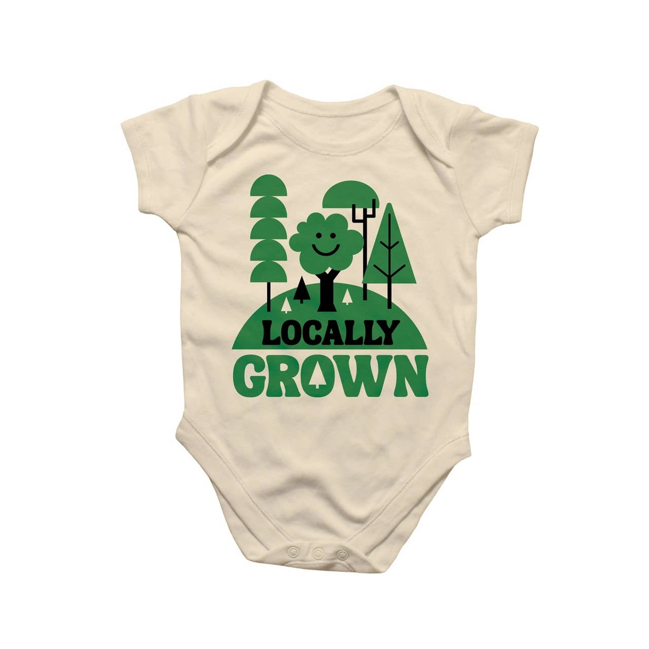 Locally Grown Trees - Baby Onesie