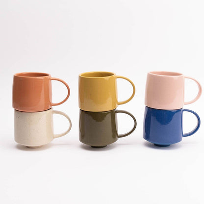 Angled Mug Handmade Ceramic : Canyon