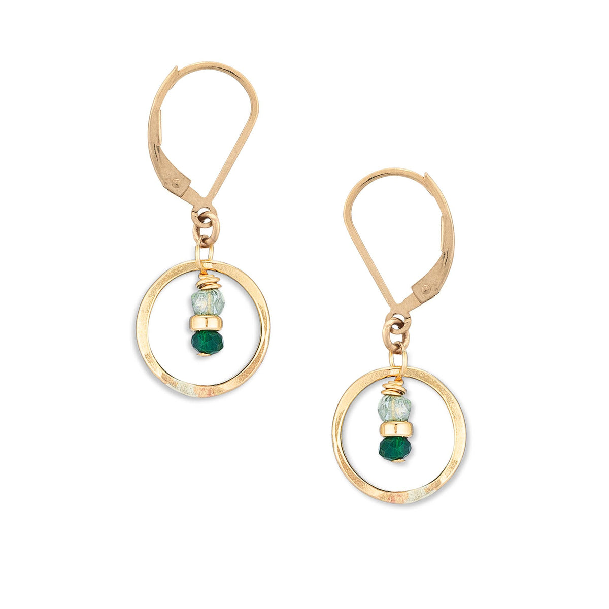 Seedling Gold Circle Green Crystals