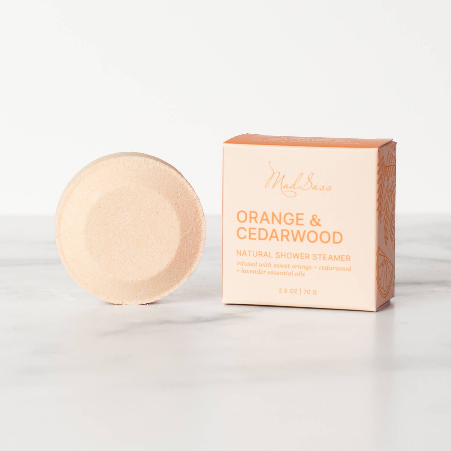 Orange & Cedarwood (Single) - Shower Steamer