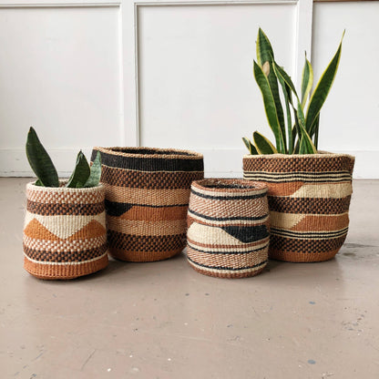 Fine Weave Baskets (Assorted): Medium