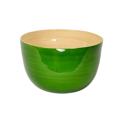 Bamboo Serving Bowl: Pastel Green