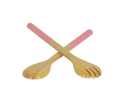 Large Bamboo Server Set: Blackberry
