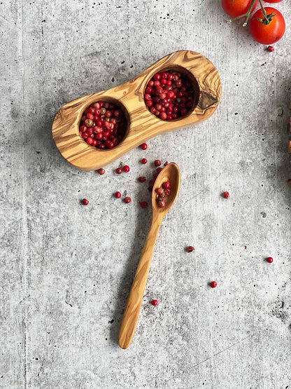 Olive Wood Small Sugar Spoon