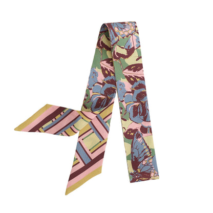 Silk Twilly Scarf: Pastel