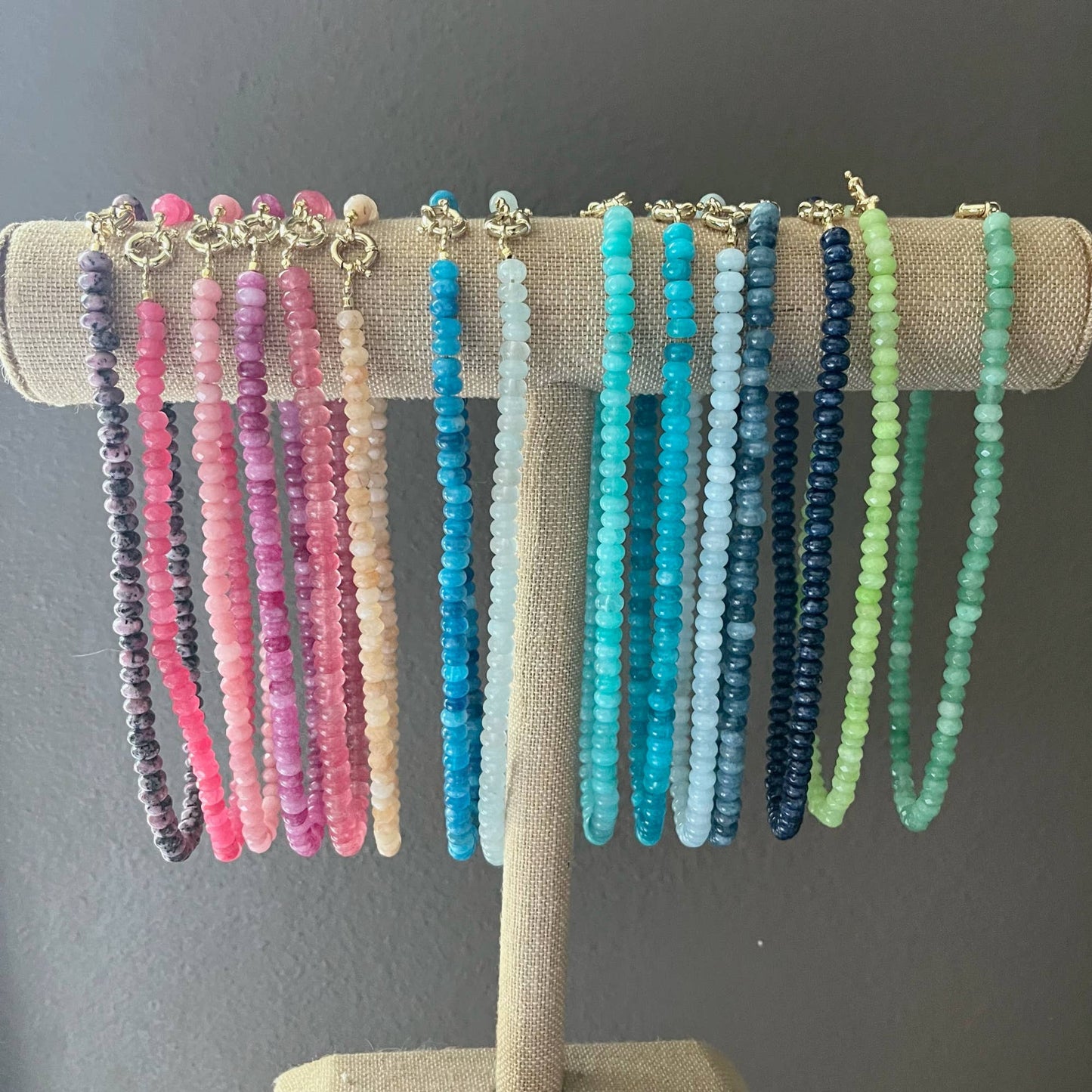 Market and King - Candy Necklaces: Green Grass Jade