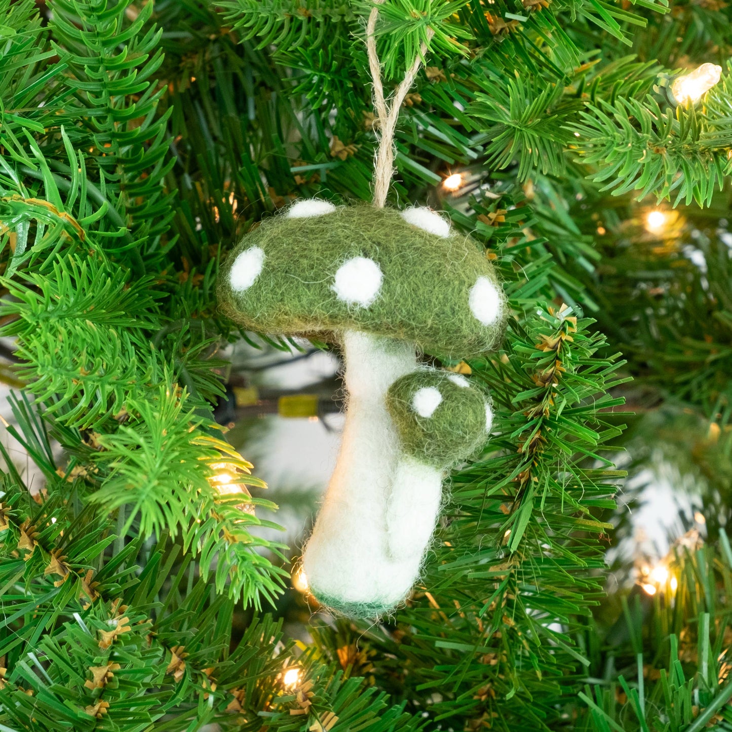 Felt Mushrooms Ornament
