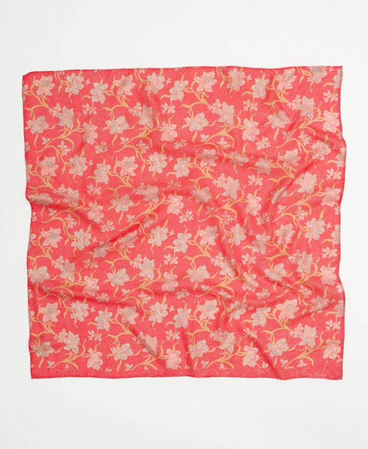 Vintage Silk Square Scarf - No. 240716