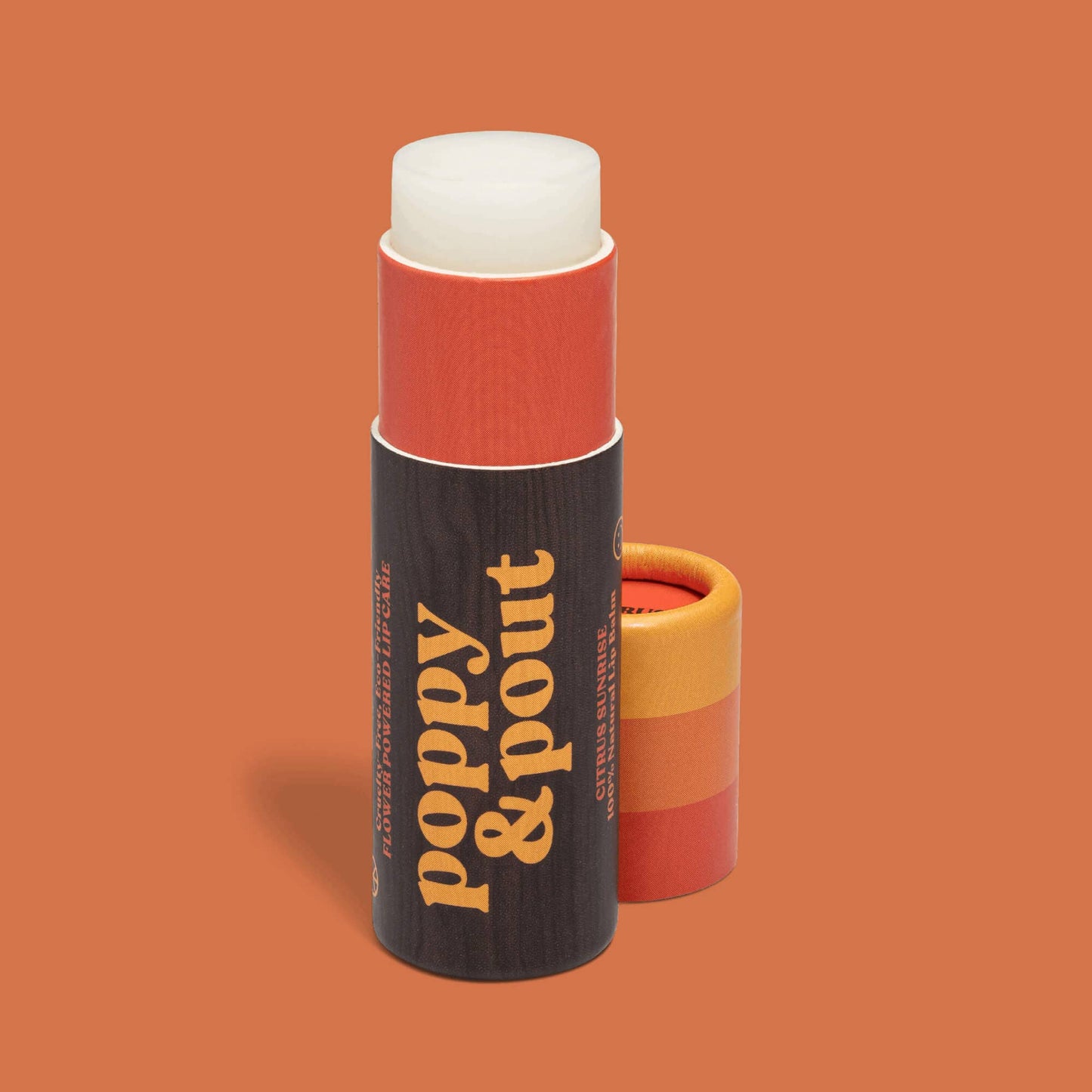 Poppy & Pout - Lip Balm, Retro Surf, Citrus Sunrise