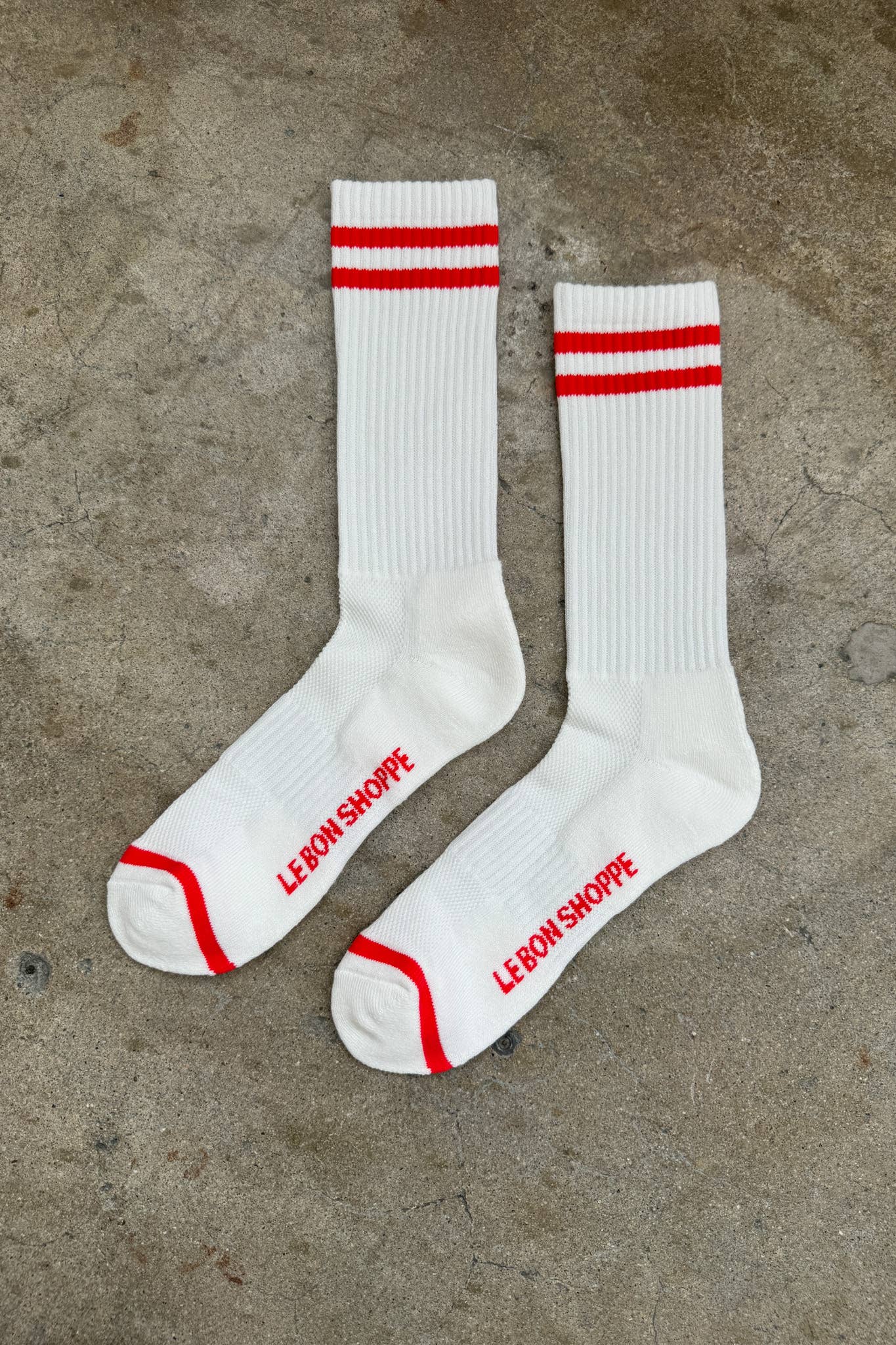 Le Bon Shoppe - Extended Boyfriend Socks: Parchment