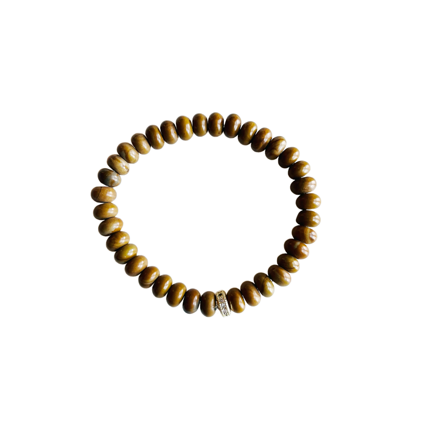 Market and King - Candy Stretch Bracelets: Red Jade