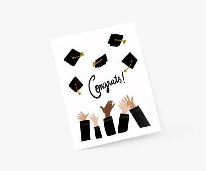 Congrats Graduation Hats Card