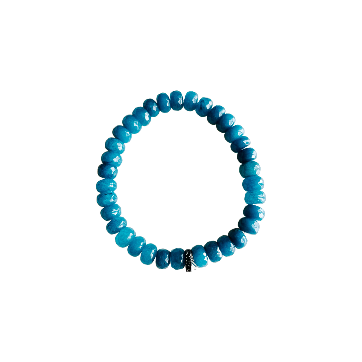 Market and King - Candy Stretch Bracelets: Red Jade