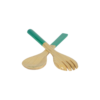 Small Bamboo Server Set: Red
