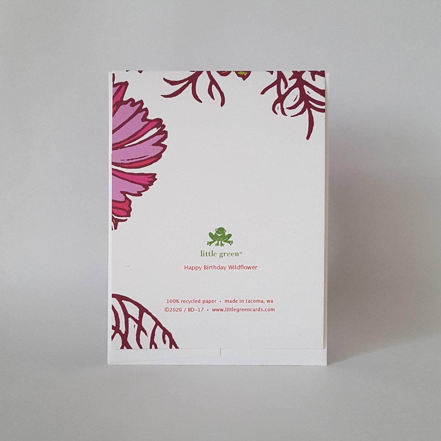 Happy Birthday Wildflower Floral Greeting Card