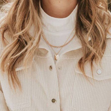 Gold Filled Rope Necklace