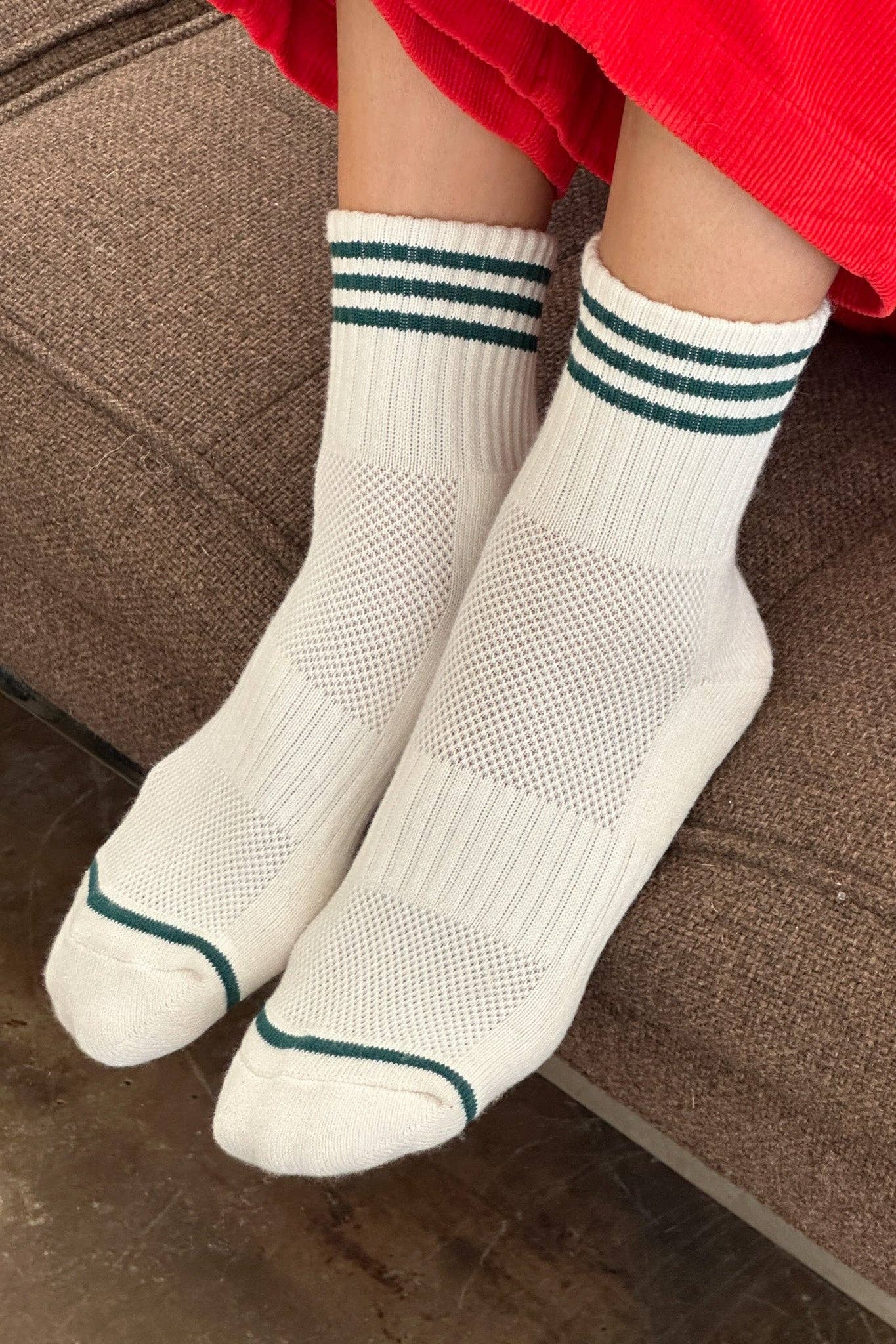 Girlfriend Socks: Egret