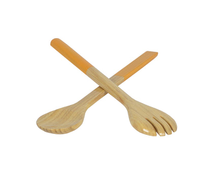 Large Bamboo Server Set: Blackberry