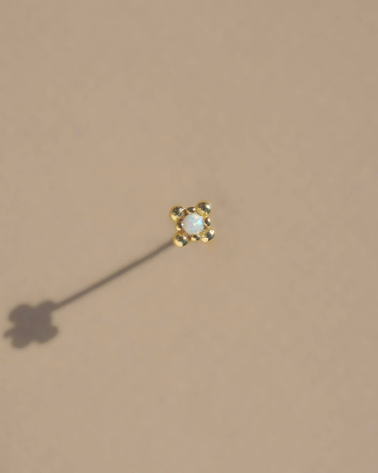 Alpine Earrings: Opal Gold